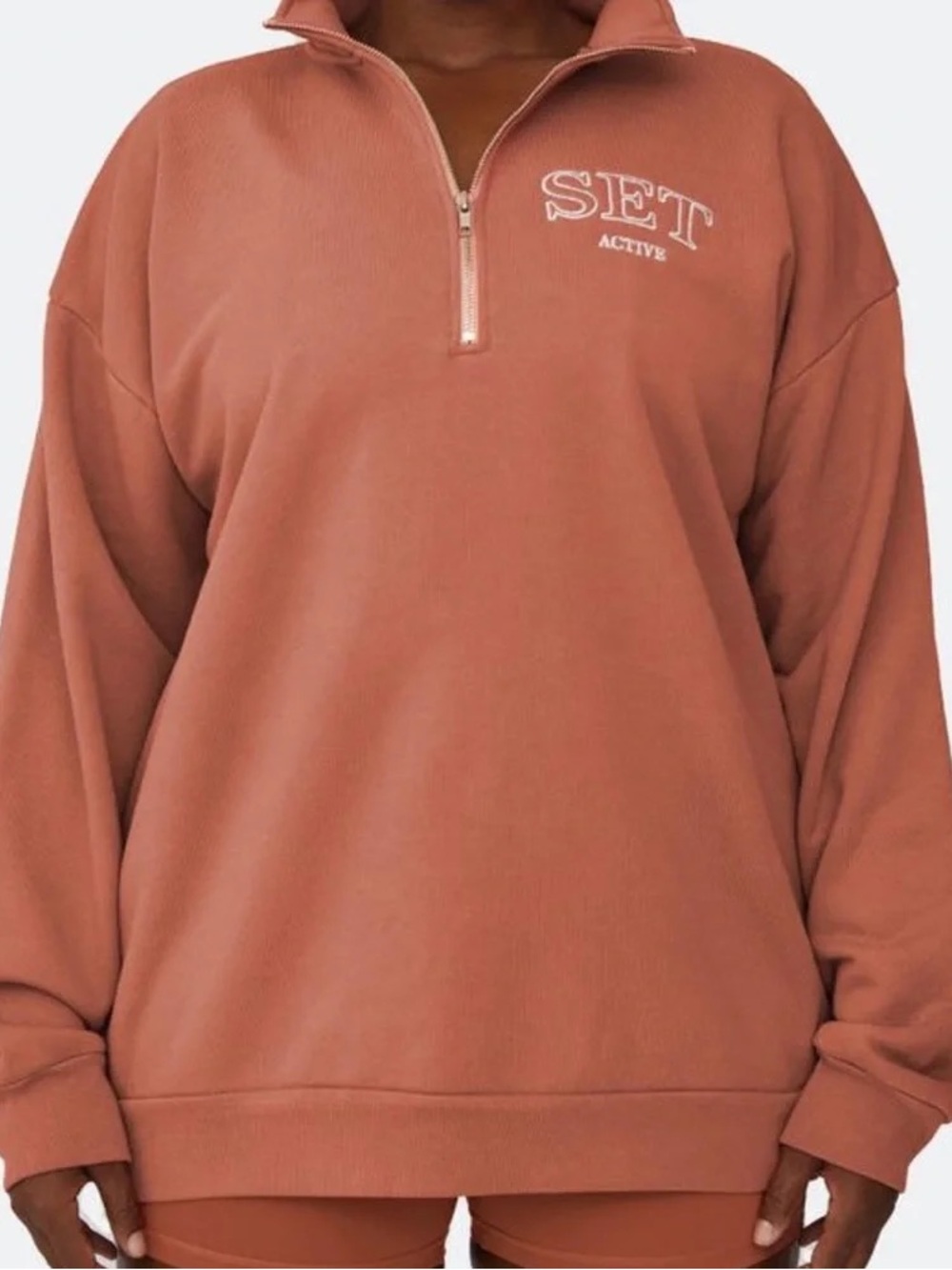 Aimee Song x Set Active Quarter Zip up